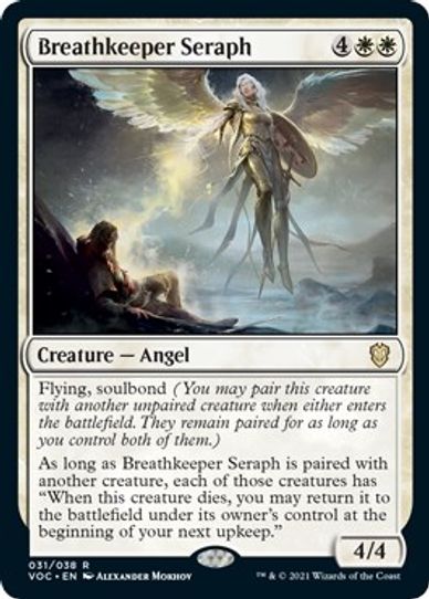 Breathkeeper Seraph (31) [Commander: Innistrad: Crimson Vow]