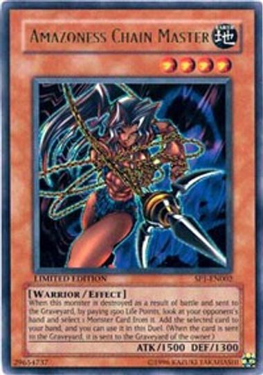 Amazoness Chain Master (SP1-EN002) [Sneak Preview Series 1]