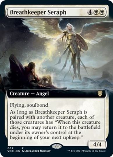 Breathkeeper Seraph (Extended Art) (69) [Commander: Innistrad: Crimson Vow]