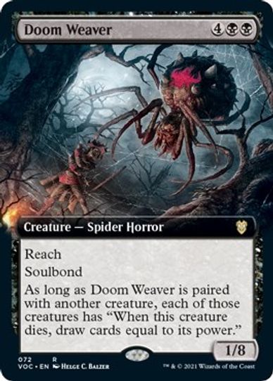 Doom Weaver (Extended Art) (72) [Commander: Innistrad: Crimson Vow]