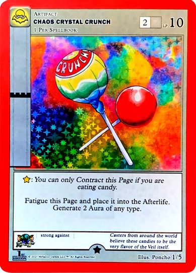 Chaos Crystal Crunch (First Edition) (1/5) [Holiday Promos]