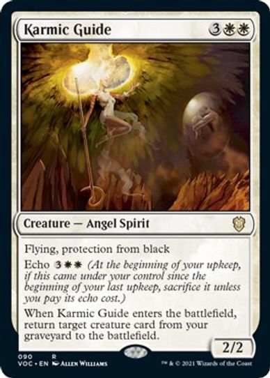 Karmic Guide (90) [Commander: Innistrad: Crimson Vow]