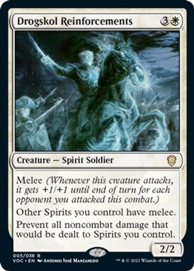 Drogskol Reinforcements (5) [Commander: Innistrad: Crimson Vow]