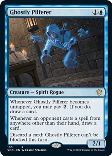 Ghostly Pilferer (105) [Commander: Innistrad: Crimson Vow]