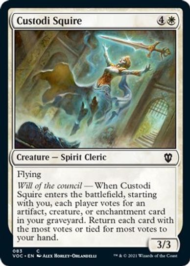 Custodi Squire (83) [Commander: Innistrad: Crimson Vow]