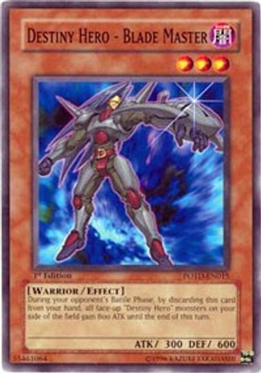 Destiny Hero - Blade Master (POTD-EN015) [Power of the Duelist]
