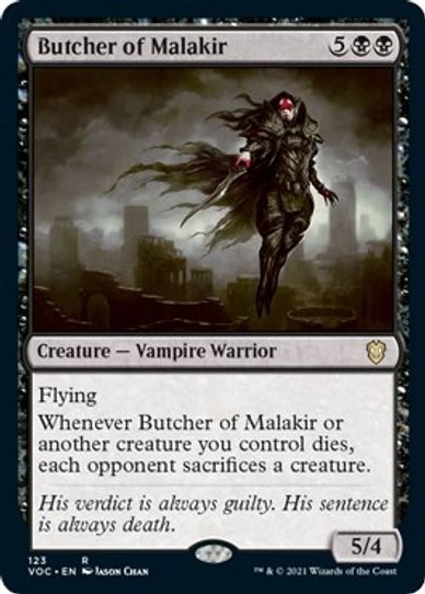 Butcher of Malakir (123) [Commander: Innistrad: Crimson Vow]