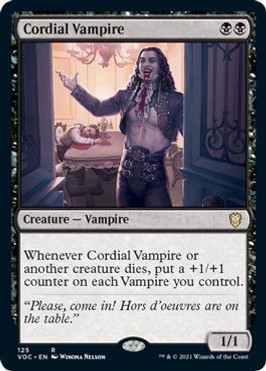 Cordial Vampire (125) [Commander: Innistrad: Crimson Vow]