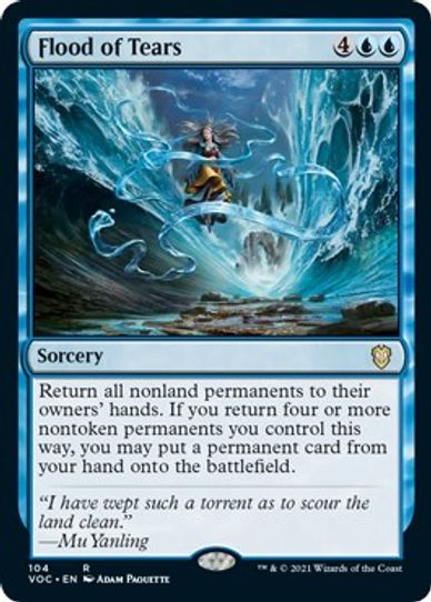Flood of Tears (104) [Commander: Innistrad: Crimson Vow]