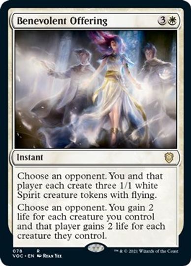 Benevolent Offering (78) [Commander: Innistrad: Crimson Vow]