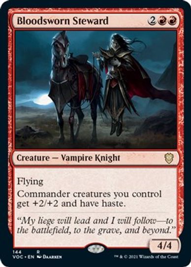 Bloodsworn Steward (144) [Commander: Innistrad: Crimson Vow]