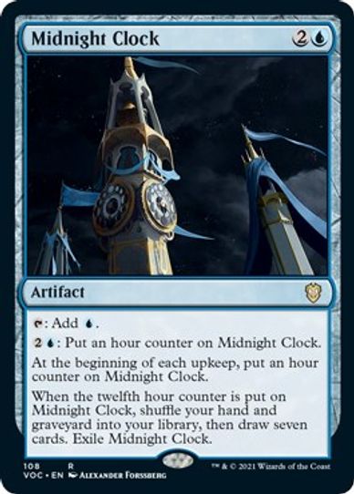 Midnight Clock (108) [Commander: Innistrad: Crimson Vow]