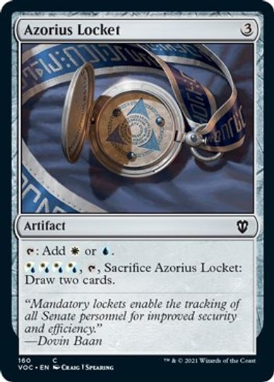 Azorius Locket (160) [Commander: Innistrad: Crimson Vow]