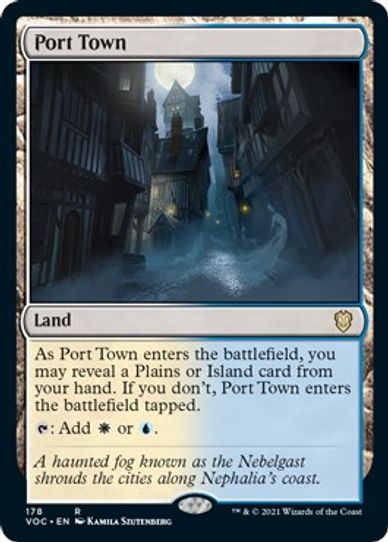 Port Town (178) [Commander: Innistrad: Crimson Vow]