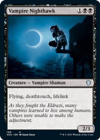 Vampire Nighthawk (140) [Commander: Innistrad: Crimson Vow]