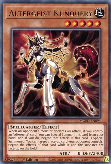 Altergeist Kunquery (MGED-EN094) [Maximum Gold: El Dorado]