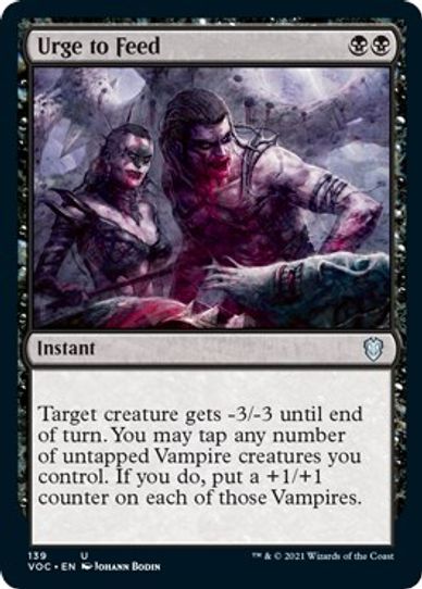 Urge to Feed (139) [Commander: Innistrad: Crimson Vow]