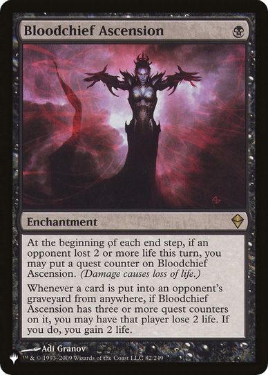 Bloodchief Ascension (82) [The List]