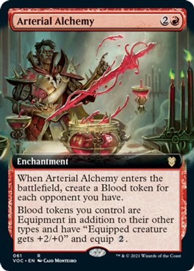 Arterial Alchemy (Extended Art) (61) [Commander: Innistrad: Crimson Vow]