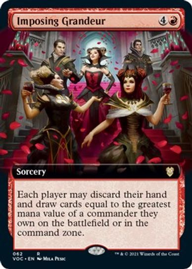 Imposing Grandeur (Extended Art) (62) [Commander: Innistrad: Crimson Vow]