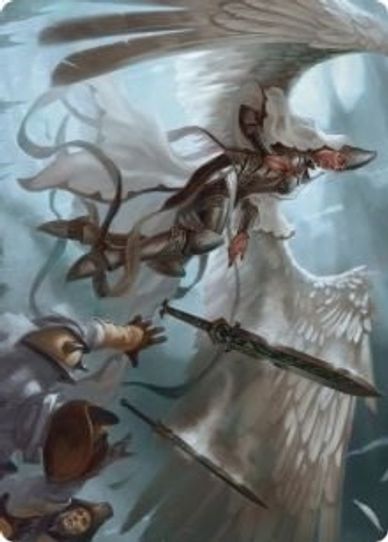 Angelic Quartermaster Art Card (5) [Art Series: Innistrad: Crimson Vow]