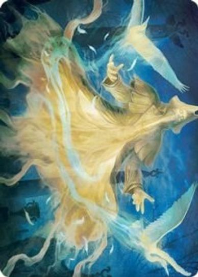 Heron-Blessed Geist Art Card (13) [Art Series: Innistrad: Crimson Vow]