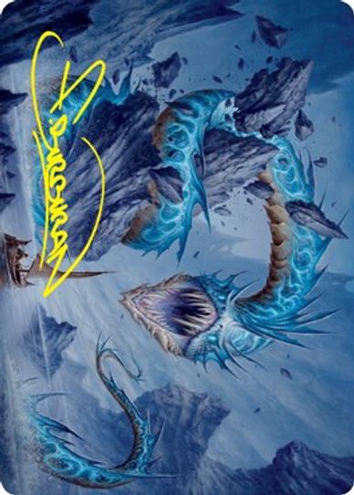 Biolume Serpent Art Card (Gold-Stamped Signature) (20) [Art Series: Innistrad: Crimson Vow]