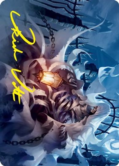 Cemetery Illuminator Art Card (Gold-Stamped Signature) (21) [Art Series: Innistrad: Crimson Vow]