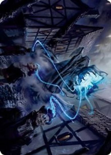 Dreamshackle Geist Art Card (22) [Art Series: Innistrad: Crimson Vow]