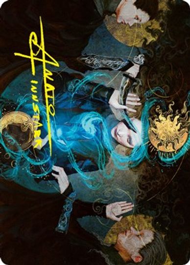Witness the Future Art Card (Gold-Stamped Signature) (27) [Art Series: Innistrad: Crimson Vow]