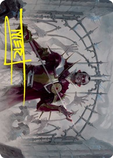 Cemetery Gatekeeper Art Card (Gold-Stamped Signature) (39) [Art Series: Innistrad: Crimson Vow]