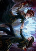 Falkenrath Celebrants () Art Card (43) [Art Series: Innistrad: Crimson Vow]