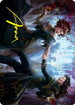 Falkenrath Celebrants () Art Card (Gold-Stamped Signature) (43) [Art Series: Innistrad: Crimson Vow]