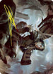 Sawblade Slinger Art Card (Gold-Stamped Signature) (54) [Art Series: Innistrad: Crimson Vow]