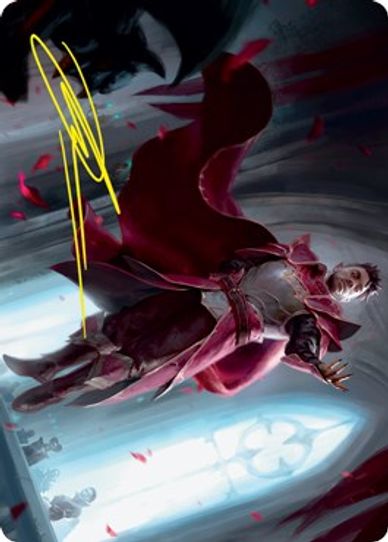 Markov Waltzer Art Card (Gold-Stamped Signature) (63) [Art Series: Innistrad: Crimson Vow]