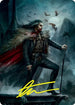 Dracula, Blood Immortal Art Card (Gold-Stamped Signature) (71) [Art Series: Innistrad: Crimson Vow]