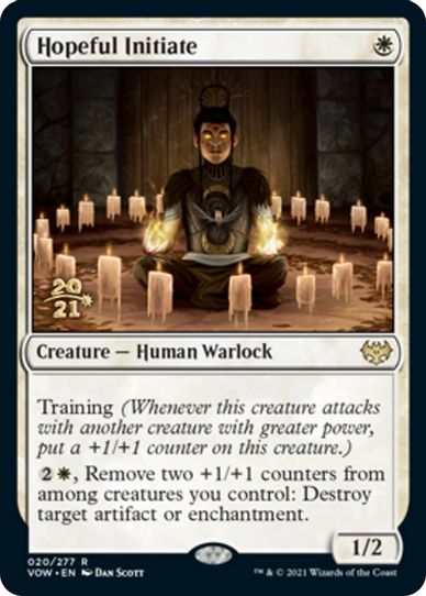 Hopeful Initiate (20) [Prerelease Cards]