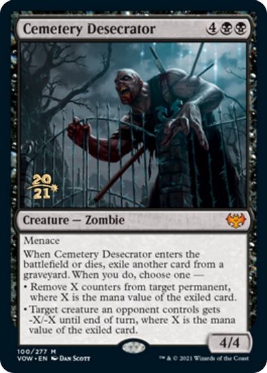 Cemetery Desecrator (100) [Prerelease Cards]