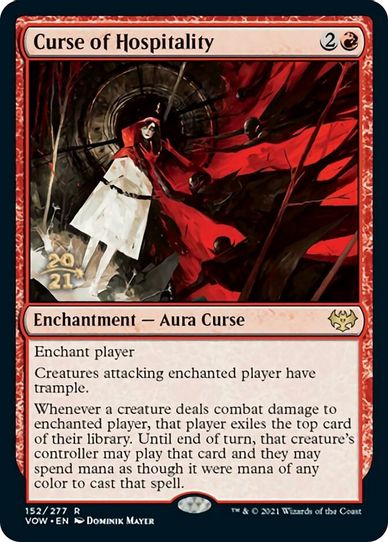 Curse of Hospitality (152) [Prerelease Cards]