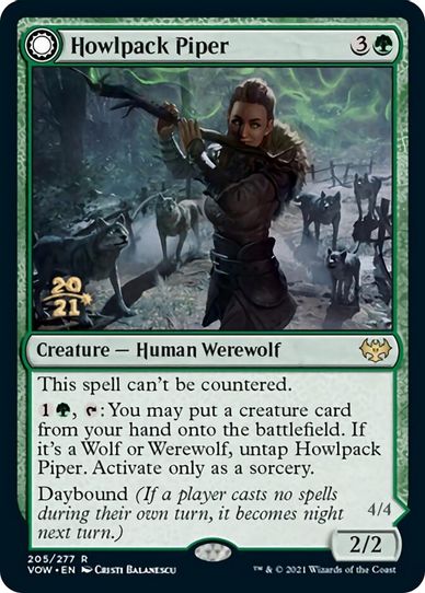 Howlpack Piper (205) [Prerelease Cards]