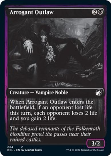 Arrogant Outlaw (84) [Innistrad: Double Feature]