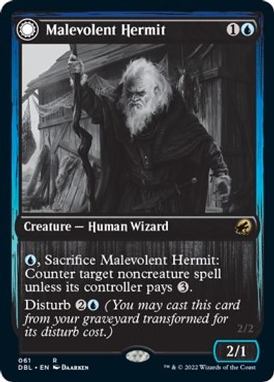 Malevolent Hermit (61) [Innistrad: Double Feature]