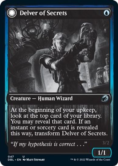 Delver of Secrets (47) [Innistrad: Double Feature]