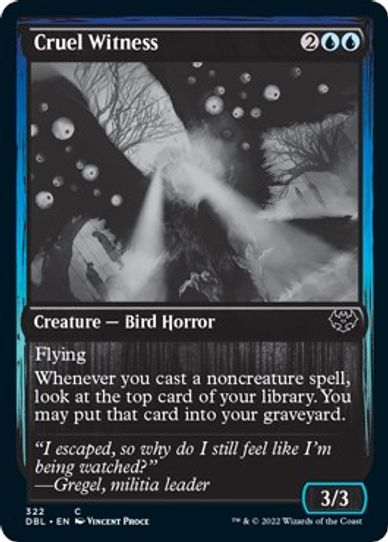 Cruel Witness (322) [Innistrad: Double Feature]