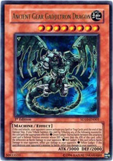 Ancient Gear Gadjiltron Dragon (SD10-EN001) [Structure Deck: Machine Re-Volt]