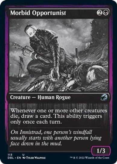 Morbid Opportunist (113) [Innistrad: Double Feature]