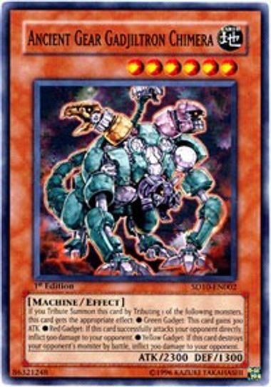 Ancient Gear Gadjiltron Chimera (SD10-EN002) [Structure Deck: Machine Re-Volt]