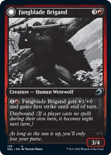 Fangblade Brigand (139) [Innistrad: Double Feature]