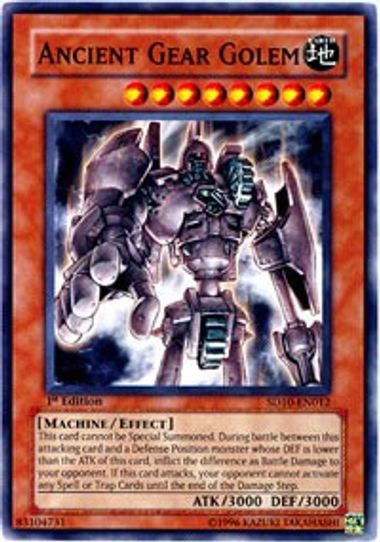 Ancient Gear Golem (SD10-EN012) [Structure Deck: Machine Re-Volt]