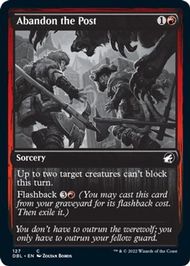 Abandon the Post (127) [Innistrad: Double Feature]